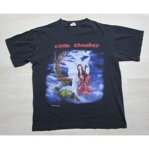 Coal Chamber Vintage 1999 BLUE GRAPE Chamber Music (L) Tour Shirt Single Stitch